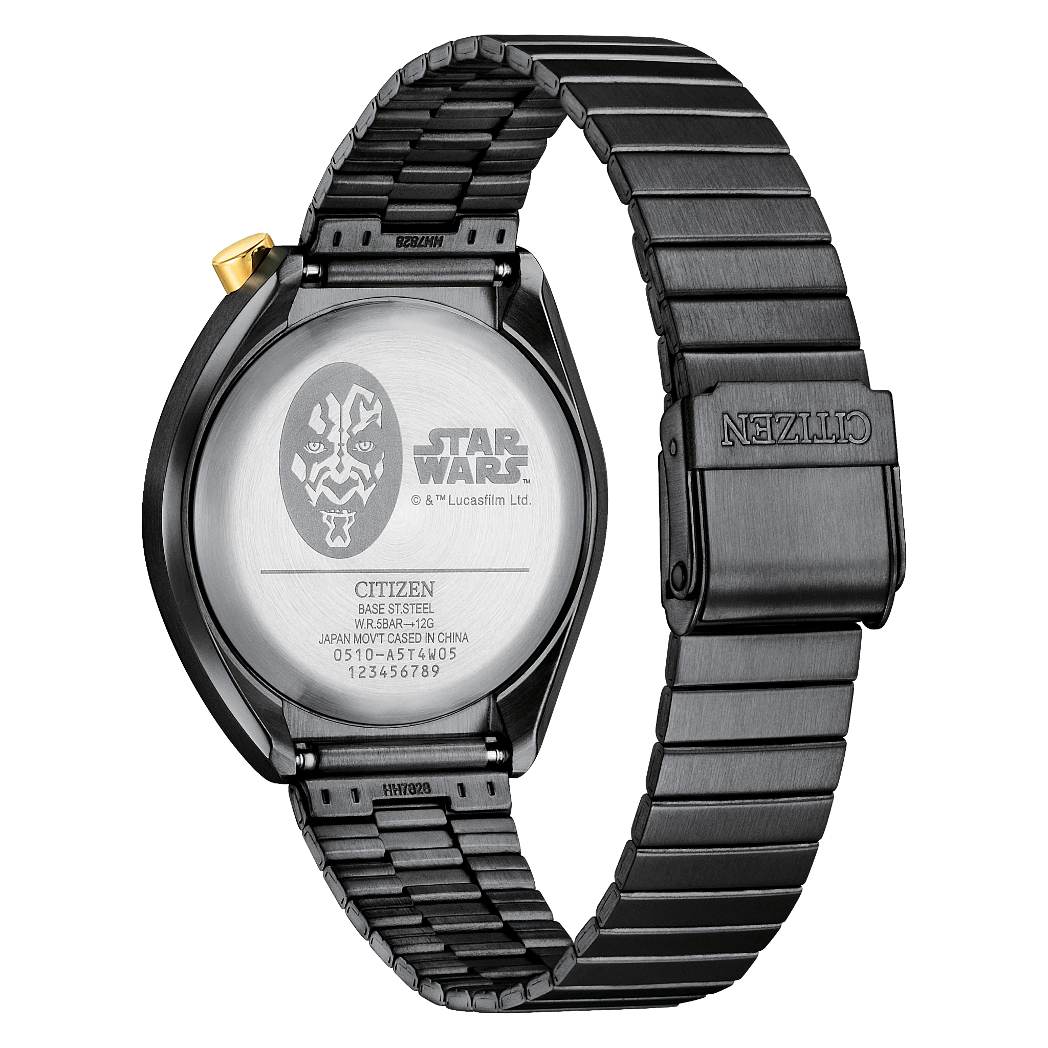 Darth Maul Red Dial Stainless Steel Bracelet AN3668-55W | CITIZEN